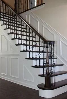 artistic hardwood flooring staircase