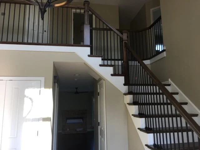 customized hardwood flooring staircase